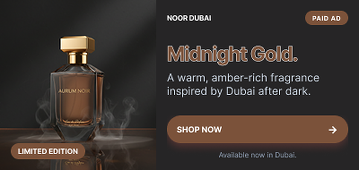 Noor Dubai Midnight Gold — limited edition fragrance